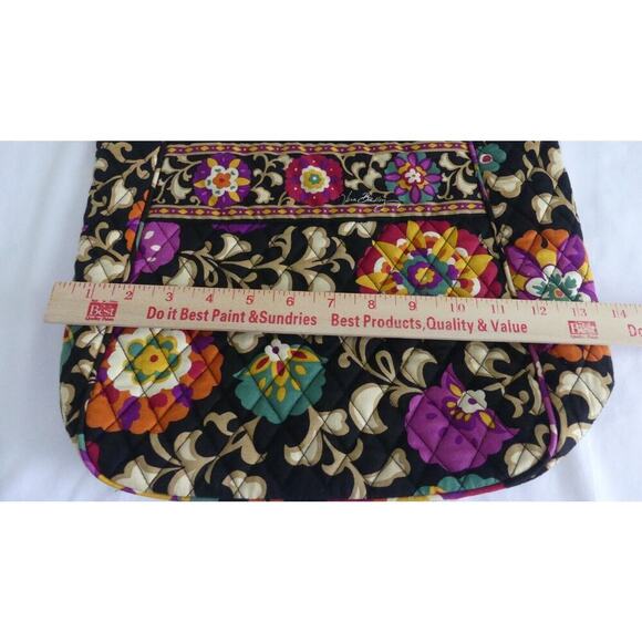 Vera Bradley Suzani Holiday Tote Floral Shoulder Bag Open Top Inner Pockets - Picture 8 of 9